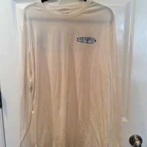 Marine Layer Cream Long Sleeve Tee